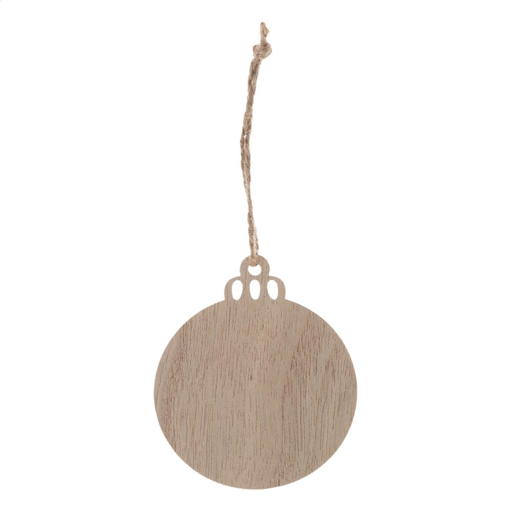 Rosvik – Christmas tree ornament, ball, natural, product image