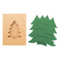 Tonsvik – RPET Christmas cutlery holder set, green