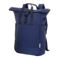 Rebyss Roll – recycled canvas backpack, dark blue