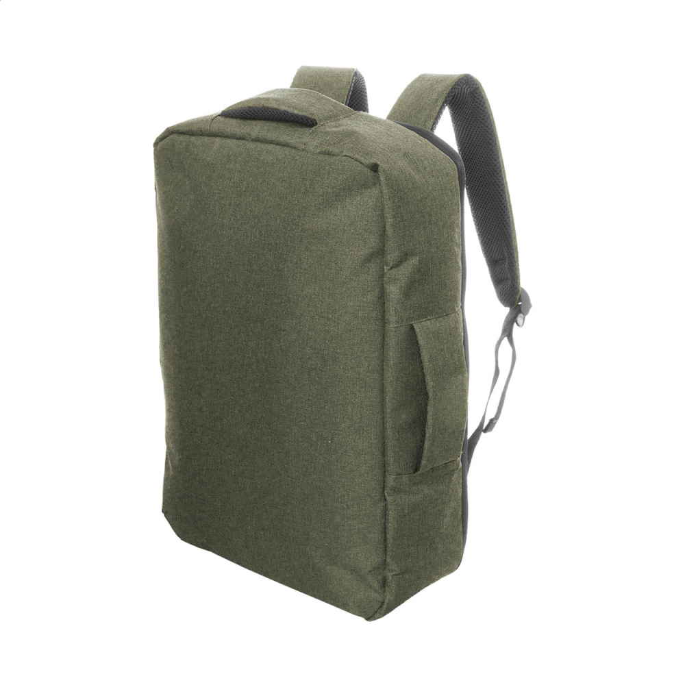 Eaton – RPET document backpack, green, product image
