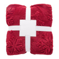 Valsatra – RPET Christmas blanket, burgundy