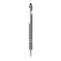 Tonnel Soft – touch ballpoint pen, light grey