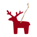 Joulox – RPET Christmas tree ornament, snowflake, red