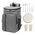 Duonic – RPET cooler picnic backpack, dark grey