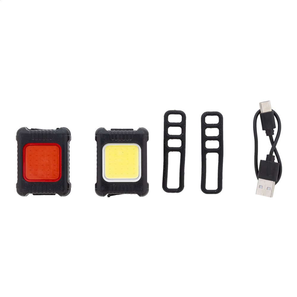 Cobik – rechargeable bicycle light set, product image