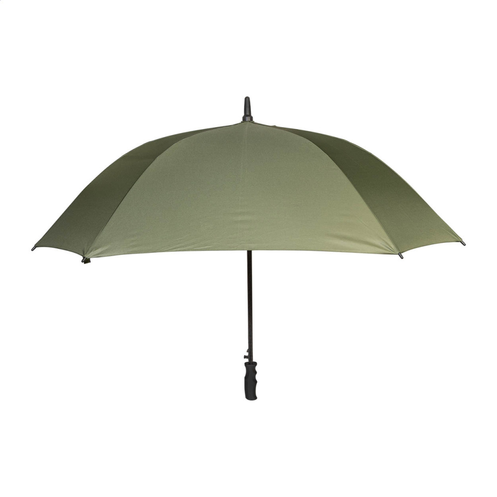 Quadstorm – square RPET umbrella, green, product image