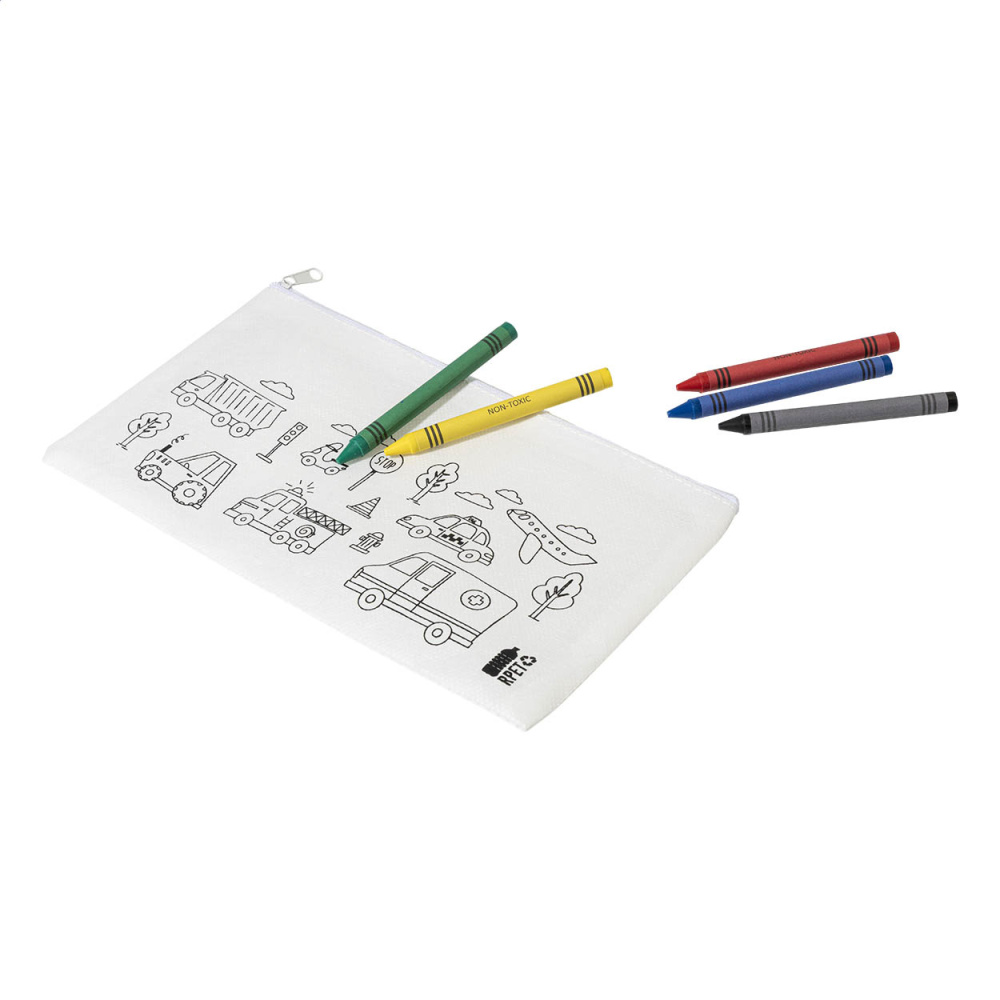 Gocolo – RPET colouring pen case, product image