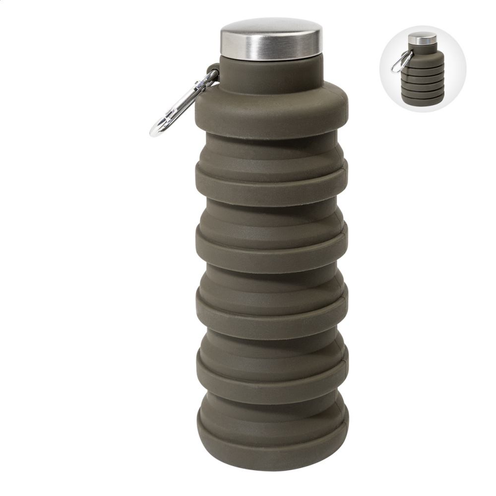 Colsip – collapsible bottle, green, product image (1)