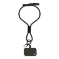 CuffCharge – 60W RPET mobile wristband cable, dark green