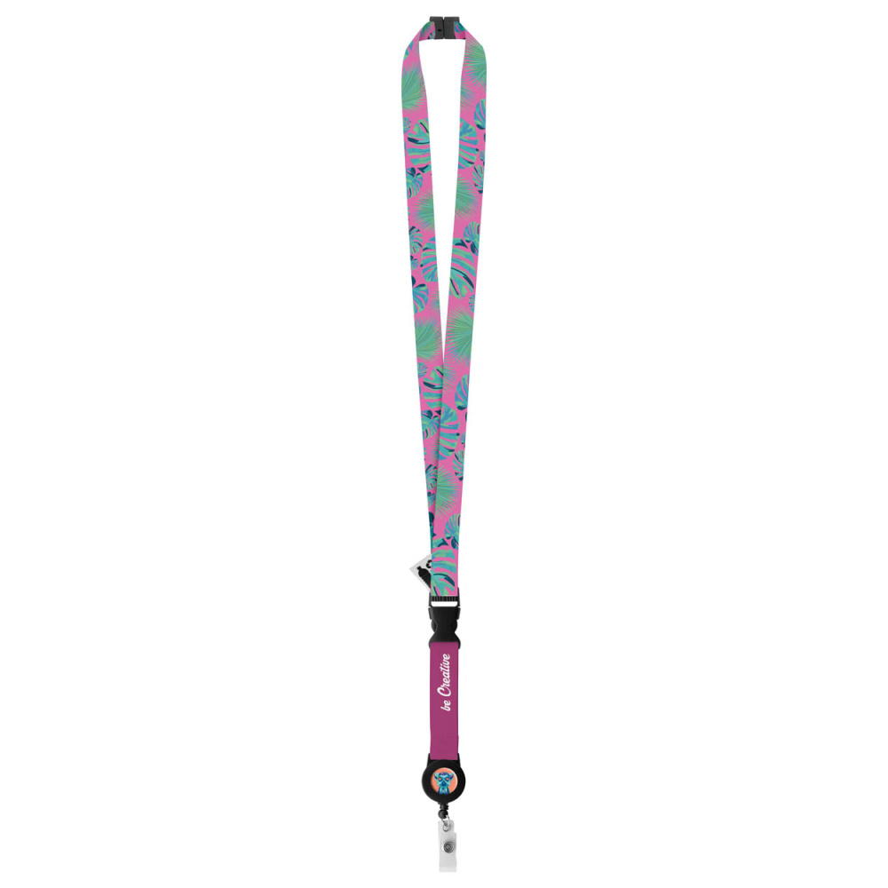 Subyard YoYo B Safe RPET – custom sublimation lanyard, product image