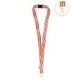 Subyard Shine Safe – custom sublimation lanyard, gold