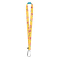 Subyard XL RPET – custom sublimation lanyard, silver