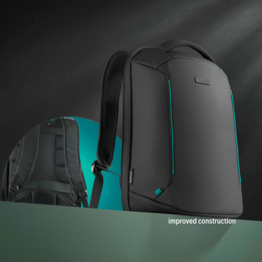 Xenon anti-theft backpack 17'', turquoise, product image