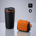 Everyday Set: coffee mug 370 ml & wireless speaker, orange