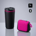 Everyday Set: coffee mug 370 ml & wireless speaker, pink