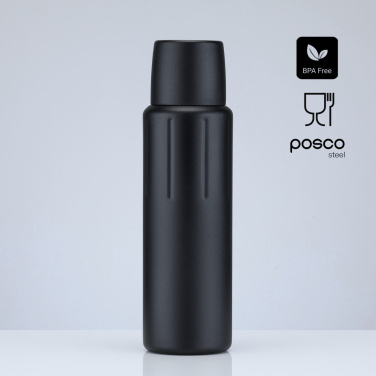 Scandic stainless vacuum flask with copper layer, 750 ml, black, product image