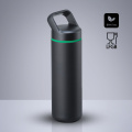 Expedition steel water bottle with copper layer, 650 ml, green