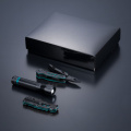Optima set III-B: multitool, rescue knife, and large flashlight, turquoise