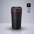 Dynamic coffee mug with copper layer, 370 ml, pink