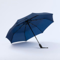 Primo compact automatic umbrella, 180T pongee with water-repellent coating, navy blue