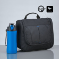 Primo Urban Set: cosmetic bag & water bottle 550 ml, blue