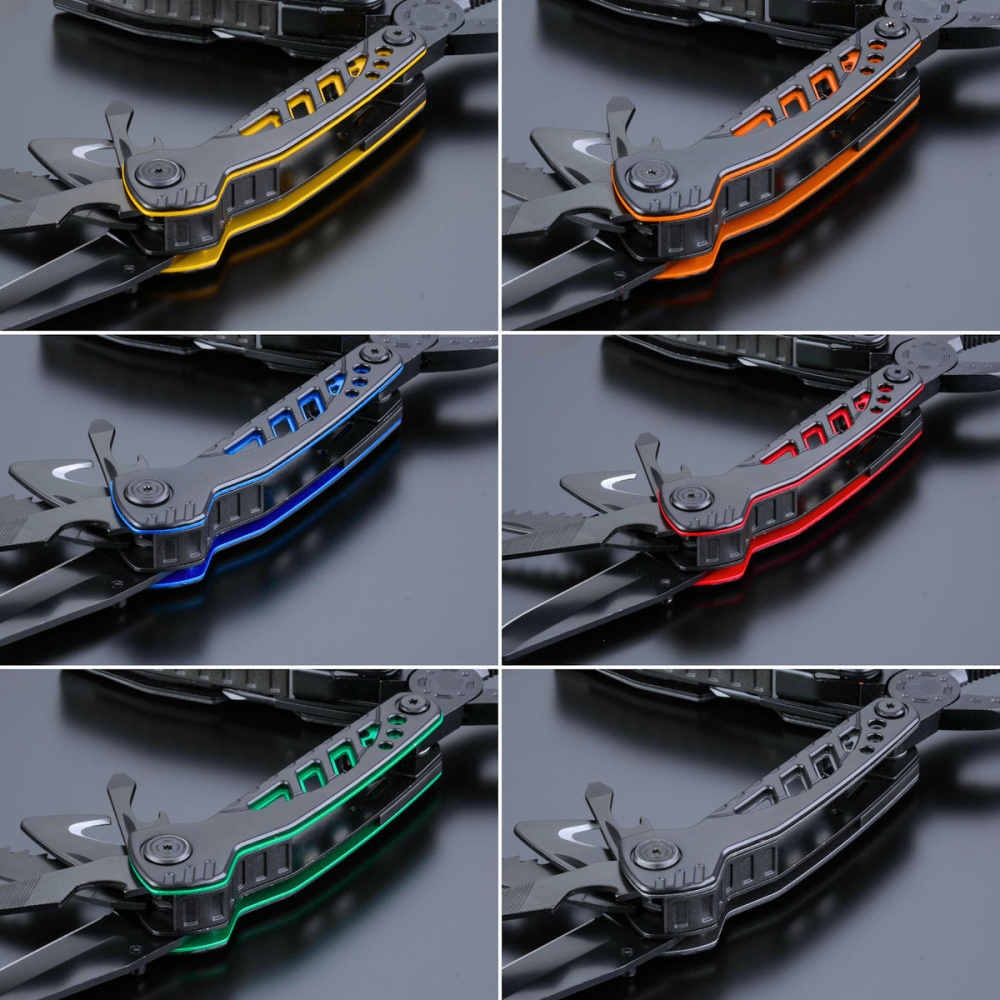 Optima titanium-coated steel multitool, turquoise, additional view 2