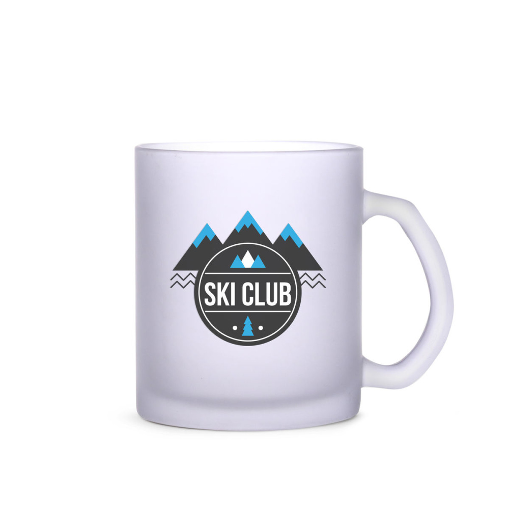 Glass mug Snow Queen colorless, product image