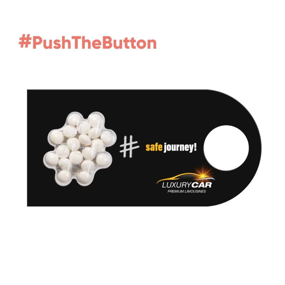 Dragees Push The Button Hanger - Hashtag, product image