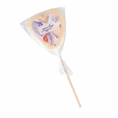 Fruit Lollipop Logo Pop Heart