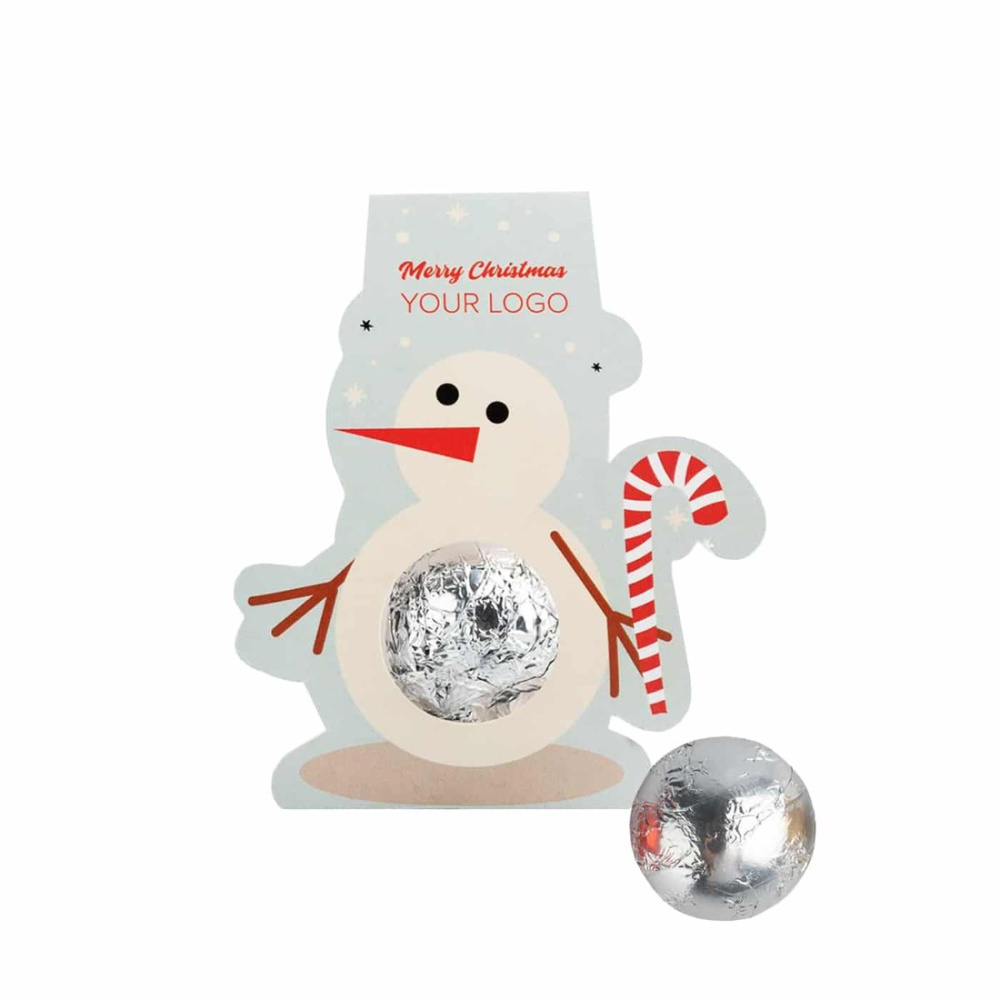 Praline Sweet Sphere Holder - Snowman, product image