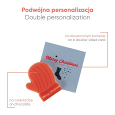 Advert Card - Chocolate Glove Print