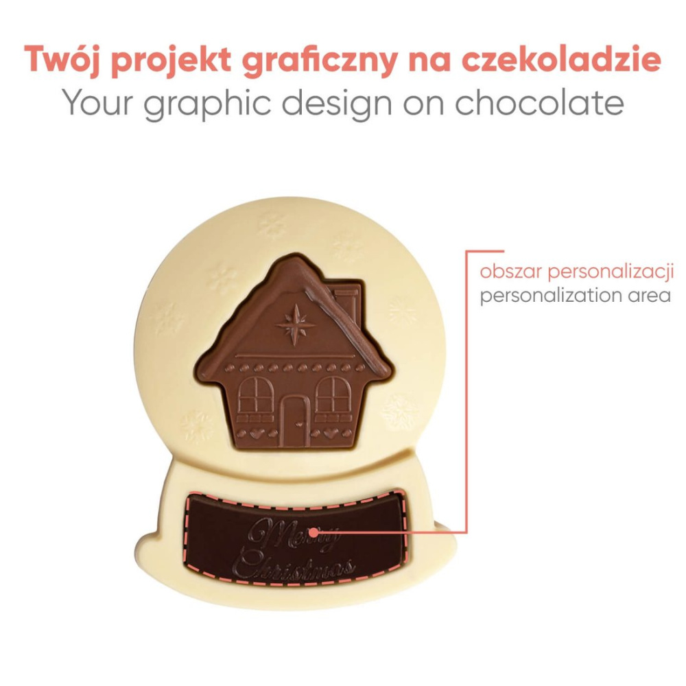 Bespoke Chocolate Christmas Snowball, product image (1)