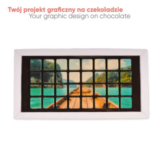 Set Of Chocolates Choco Text 4 Lines Print
