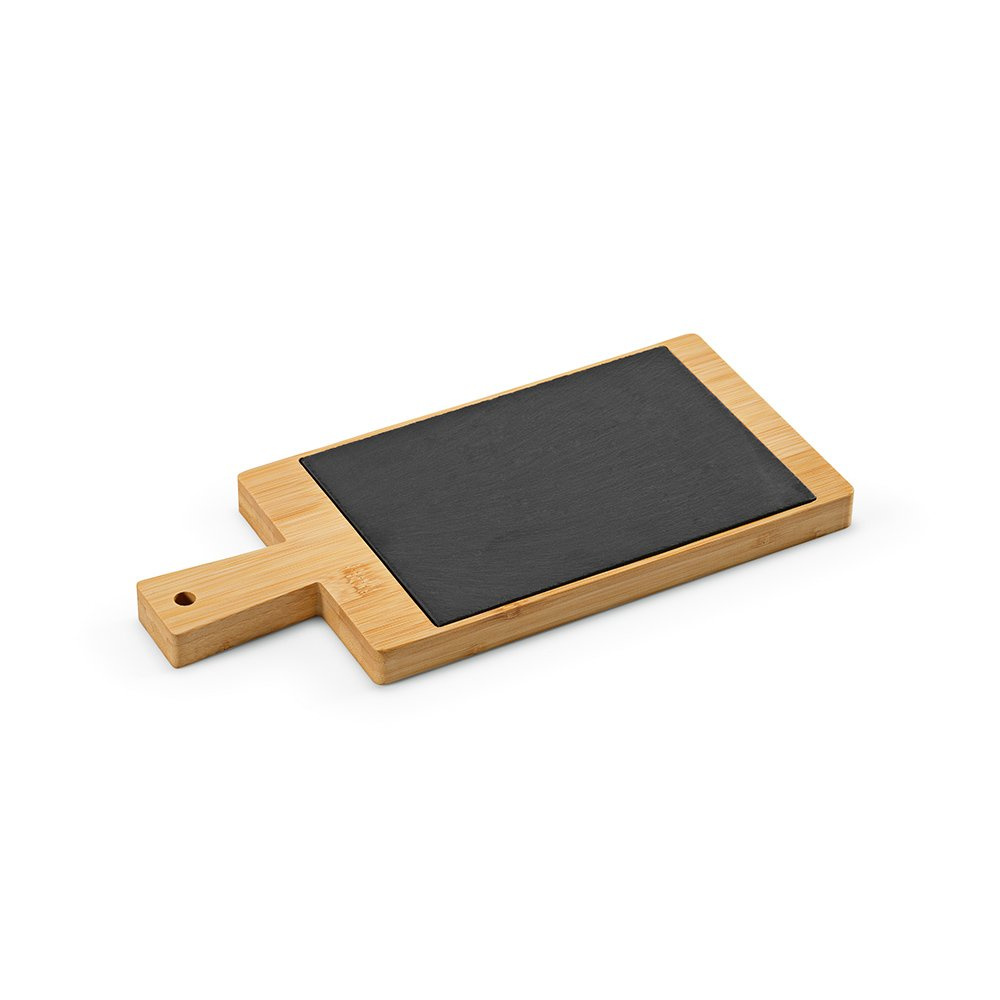 Claudel Board Slate and Bamboo with Handle and Chalk, product image (1)