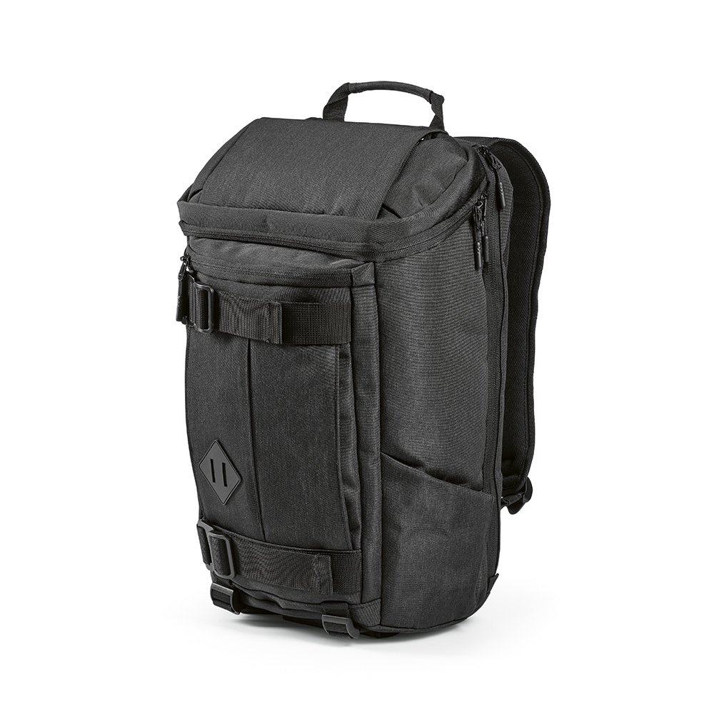 Paso Backpack 20L in rPET. Bottom loops. Fits 17" Laptop, Black, product image