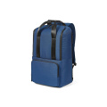 Bucharest Backpack 18L rPET. Front pocket. Fits 15.6" Laptop, Blue