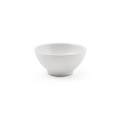 Chopin ceramic bowl. 85ml. Matt finish. Made in Portugal, White