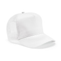 Zappa Cap rPET and rCotton. 5 panels and Snap Closure, White