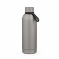 Hudson Bottle rSS 540ml. Double wall and leakproof. Rubber finish, Silver