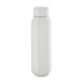 Hexagul Bottle rSS 530ml. Double wall and Leakproof. Hexagonal, White