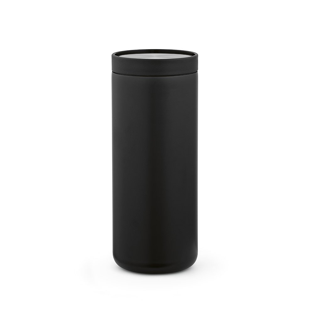 Rhine Travel Cup rSS 600ml. Double wall and 360º push lid, Black, product image