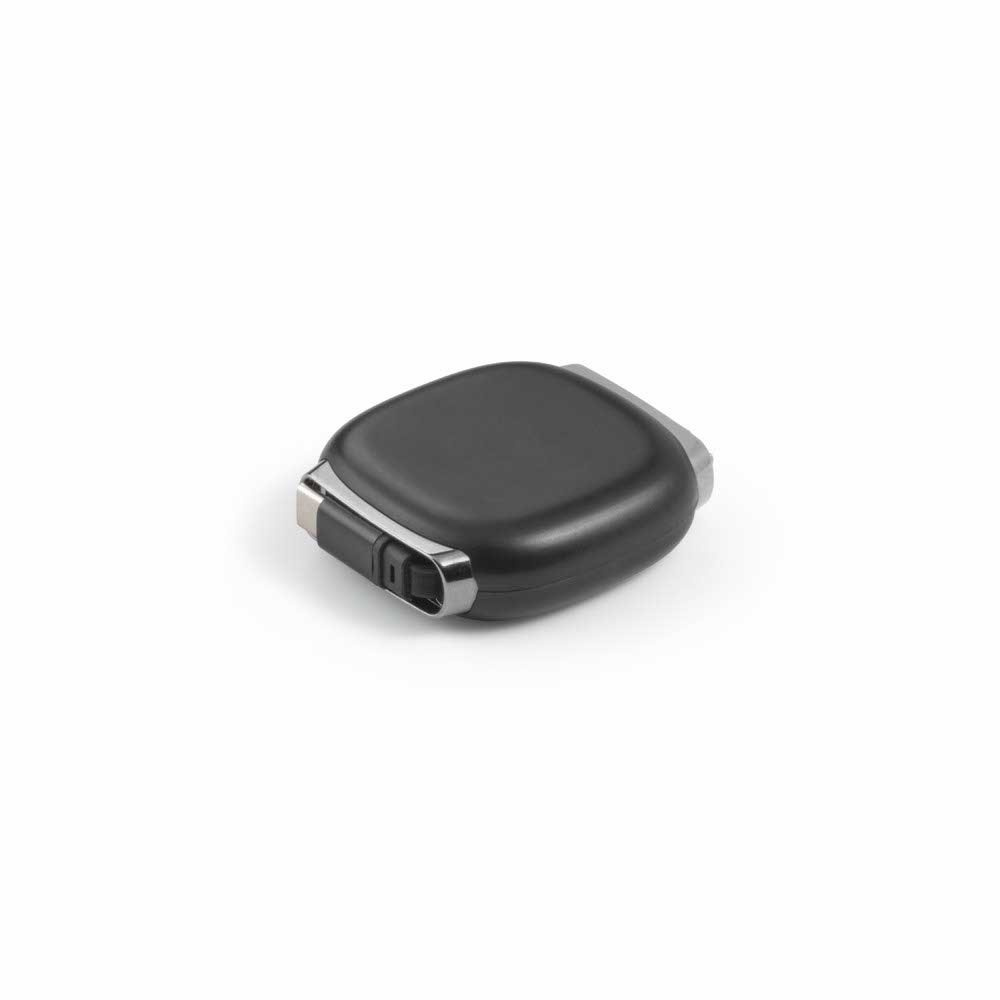 Yalow Cable rPVC. Retractable USB-C to USB-C. 60W Fast Charge, Black, product image