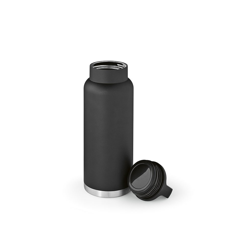 Zambezi 1000 Bottle rSS 1160ml. Double wall, Leakproof and Handle, Black, product image (1)