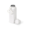 Ural Bottle rSS 820ml. Double wall and Leakproof. 360° push Lid, White