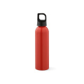 Mackenzie Bottle rAluminium 690ml. Leakproof and Carabiner lid, Red