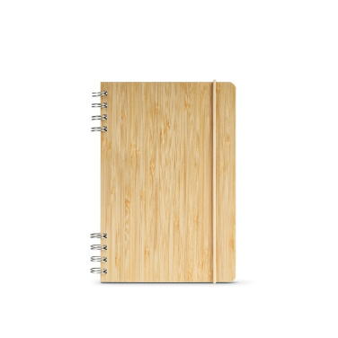 Dante A5 Notebook Bamboo cover. 70gsm Recycled 196 pages, product image (2)