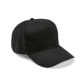 Hendrix Cap rCotton 280gsm. 5 panels and Metal Buckle Closure, Black