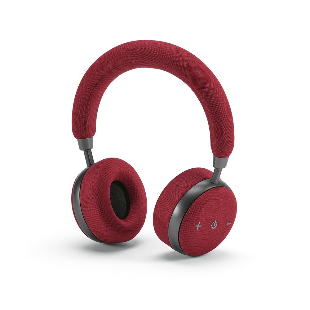 Bell Headphones rABS and Bamboo 500mAh. ANC and 20h playtime, Burgundy, product image