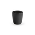 Amur ceramic espresso mug. 80ml. Matt finish. Made in Portugal, Black