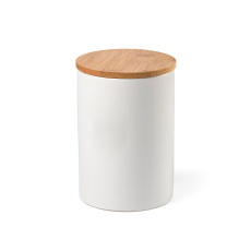 Munch 1000 Canister Ceramic 980ml. Bamboo lid